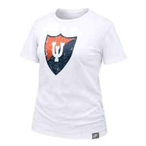 Illinois Fighting Illini Womens Nike Vault White Lived In Tee  