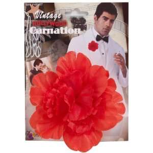   By Forum Novelties Vintage Hollywood Red Carnation / Red   One Size