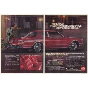  1977 Dodge Diplomat Seductive Holmes Watson 2 Page Print 