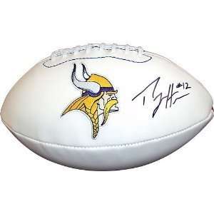   VIKINGS SIGNED AUTOGRAPHED FOOTBALL MATCHING HOLOGRAMS NUMBERS AND COA