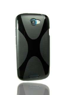 HTC One S TPU S Line Wave Case   Black  