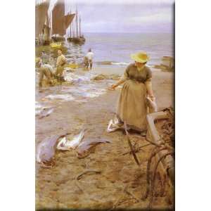   St. Ives 11x16 Streched Canvas Art by Zorn, Anders