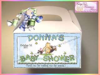   the Pooh Baby Shower Favor Boxes Nugget Wrappers or Mento Mint Favors
