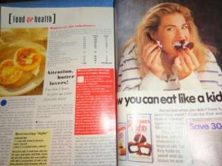   Glamour magazine 1/1991 Claudia Schiffer Andy Garcia Meghan Douglas