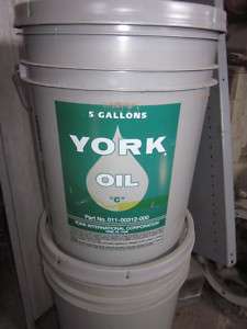 York oil 5 gallon C 011003120000 HVAC new  