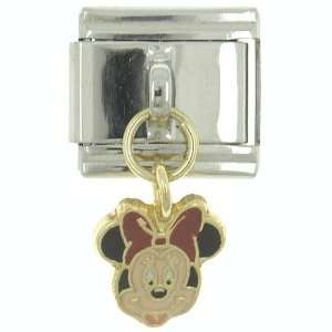  Dangle Minni Mouse Italian Charm Pugster Jewelry