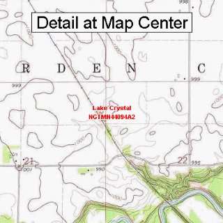   Map   Lake Crystal, Minnesota (Folded/Waterproof)
