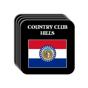   CLUB HILLS, Missouri (MO) Set of 4 Mini Mousepad Coasters Everything