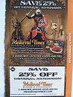 Medieval Times coupon 25% off General Admission   Schaumburg, IL