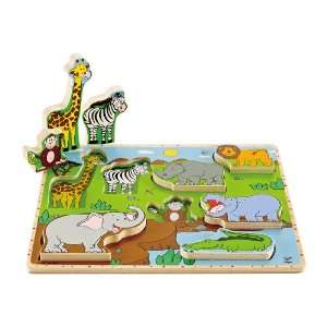  Wild Animals Stand Up Puzzle Toys & Games