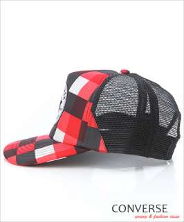 BN Converse Mesh Trucker Cap Hat (1111U332403) Red/Blk  