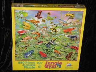 JUNGLE GYM BY ROYCE MCCLURE 550PC JIGSAW PUZZLE SUNSOUT.NEW,SEALED 
