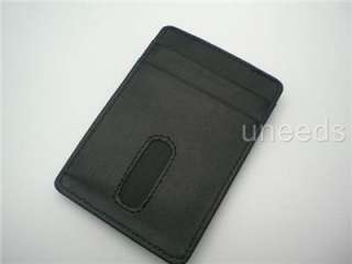 Leather Money Clip Credit Card holder ID Wallet Cases  