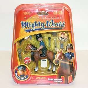 Mighty World Always On The Go Dean the Mounted Patrol Officer 