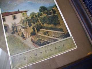 Antique Maxfield Parrish framed print Gamberaia  