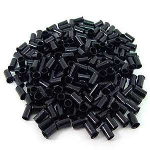 100 PCS 2.8 mm Black Color Copper Tubes Beads Locks Micro Rings for I 