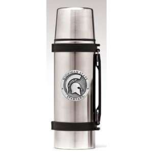 Michigan State Spartans Stainless Steel Thermos 1 Liter   NCAA College 
