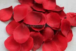 1000 pcs Fabric Silk Flower Rose Petals Wedding Party Decoration 