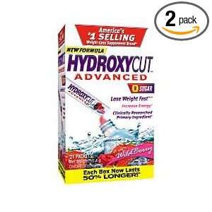 HydroxyCut Advanced Instant Drink Packets Wild Berry   21 ea (PACK of 