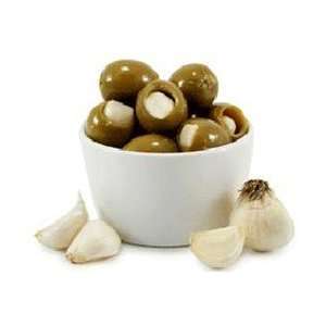 Iberia Queen Olives With Garlic 7 oz  Grocery & Gourmet 