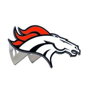  Large Logo Only NFL Hitch Cover   Denver Broncos: Sports 