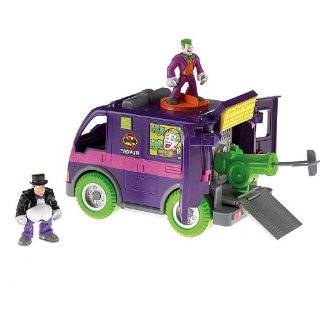 Imaginext Batman Villian Van Joker Mobile Goes with exclusive Joker 