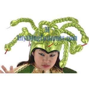  Shiny Green Medusa Headpiece Toys & Games