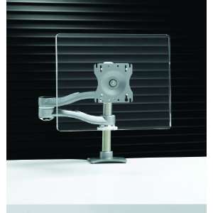    Single Screen Double Extension Monitor Arm: Office Products