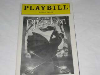 brigadoon Majestic theater play bill (1980)  