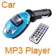 LCD Car MP3 MP4 Player FM Transmitter SD/MMC Remote 12V 24V Black 