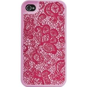   Design Lucky Silicone Lace iPhone 4 Case Cell Phones & Accessories