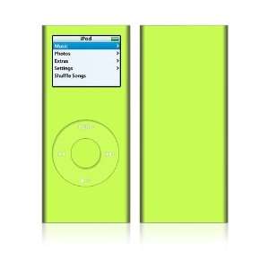  Apple iPod Nano 2G Decal Skin   Simply Lime Everything 
