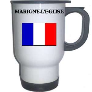  France   MARIGNY LEGLISE White Stainless Steel Mug 