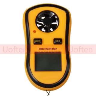   Digital Anemometer Air Wind Speed Scale Gauge Meter Thermometer GM890