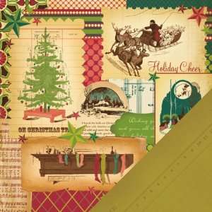    Sided Cardstock 12X12 Christmas Collage Arts, Crafts & Sewing