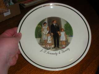 John F. Kennedy & Family Collector Plate, c.1963  