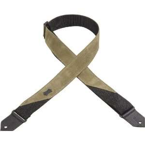  Levys Leathers M8S GRN Suede Guitar Strap: Musical 