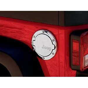  Jeep Wrangler 4 Door Chrome Fuel Filler Door: Automotive