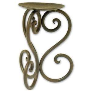 Best Quality Heart Pillar Holder By Luca Bella Home&trade Wrought Iron 