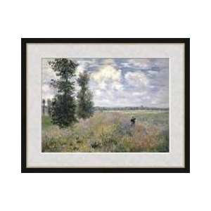    The Poppy Field Argenteuil Framed Giclee Print