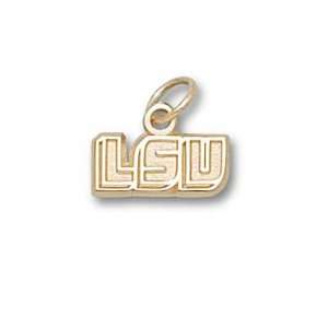 LSU Tigers 3/16in 14k Pendant/14kt yellow gold Jewelry