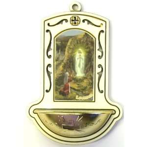 Our Lady of Lourdes Holy Water Font (1924 252) 