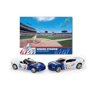Los Angeles Dodgers 2008 MLB Dodge Charger and Chevrolet Corvette Die 