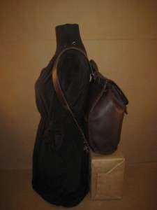 COACH Vintage Brown Leather Backpack Rucksack Knapsack Satchel Bucket 