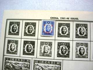 CHINA, WW, 1000+ OLD Stamps hinged in a Superior Stamp album(worn 