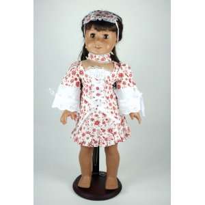  Print Lolita Dress for 18 Inch Dolls Including the 