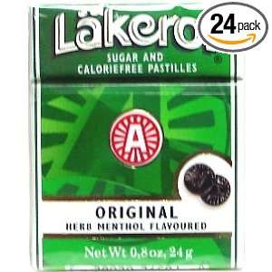 Lakerol Original/Herb Menthol, 0.87 Ounce Boxes (Pack of 24)