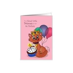 Happy 8th Birthday Little Princess   Royal Kitty Cupcake Celebration 