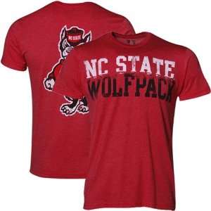   State Wolfpack Heather Red Literality T shirt: Sports & Outdoors