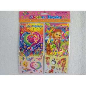  Lisa Frank Sticker Books & Stickers ~ Dolphin & Girl: Toys 